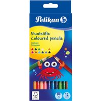 Pelikan Dreikant-Buntstifte dünn, 12er Kartonetui