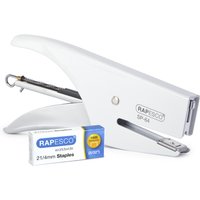 RAPESCO Heftzange SP-64 (6/4 & 21/4 mm), chrom / weiß – Bild 2