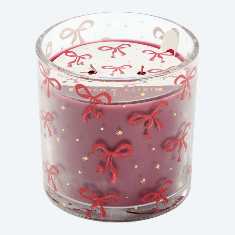 2-Docht-Duftkerze im Glas, ca. 10x10 cm – Bild 3