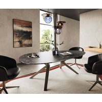 DELIFE Edge Esstisch Oval Keramik