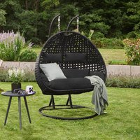 Home Deluxe 4058166247391 Hängesessel Schwarz