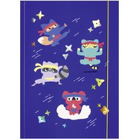 folia Zeichnungsmappe HOTFOIL, NINJAS, Karton, DIN A3