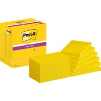 Post-it Haftnotizen super sticky notes, 127x76mm, ultra gelb