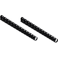 GBC Plastikbinderücken, DIN A5, 14 Ringe, 8 mm, schwarz – Bild 2