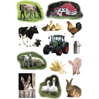 HERMA Sticker DECOR, Bauernhoftiere Foto
