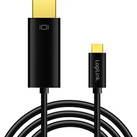 LogiLink USB-C - HDMI-Anschlusskabel, 3,0 m, schwarz – Bild 2