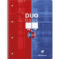 Clairefontaine Collegeblock DUOBOOK, DIN A4,kariert/liniert – Bild 2