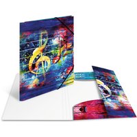 HERMA Eckspannermappe, Artline, PP, DIN A3, Music – Bild 2