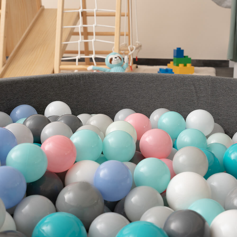 Spielbälle für Bällebad SPIN 120 Stück Pastellfarbe – Bild 3