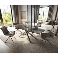 DELIFE Edge Esstisch Keramik ausziehbar