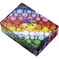 folia Pompons-Mix Glitter Jumbobox, 300 g, sortiert