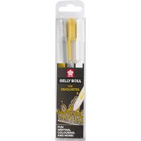 SAKURA Gel-Tintenroller Gelly Roll, Gold - Silber - Weiß – Bild 2