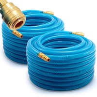 monzana Druckluftschlauch 2er-Set 20m Schnellkupplung/Stecker – Bild 2