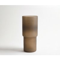 Vase Columna B18 x T18 x H40 cm Glas Aurum Mundgeblasen