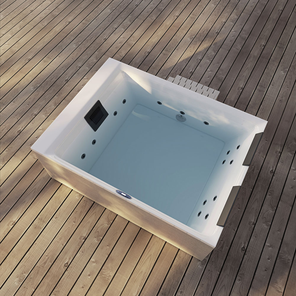 Outdoor Whirlpool NIMBUS 190 x 140 cm für 2 Personen – Bild 4