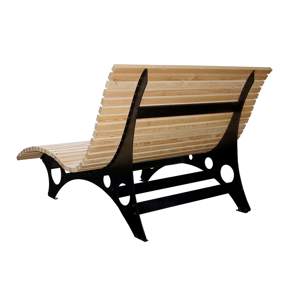 Home Deluxe 4058166184429 Wellenholzliege – Bild 5