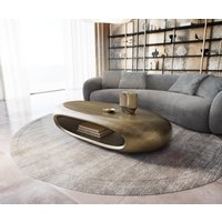 DELIFE Sinor Couchtisch Metallic Gold – Bild 2