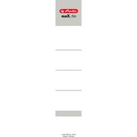 herlitz Ordnerrücken-Etikett maX.file, 36 x 190 mm, weiß – Bild 2