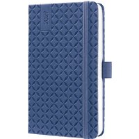 sigel Taschenkalender Jolie Flair 2027, Kunstleder, A6, blau – Bild 2