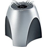 HAN Klammernspender DELTA, Polystyrol, silber/schwarz – Bild 2