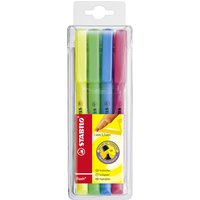 STABILO Textmarker flash, 4er PP-Etui