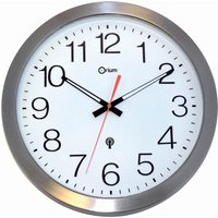 CEP Orium Wanduhr, Funkuhr, wasserdicht, silber, Edelstahl – Bild 2