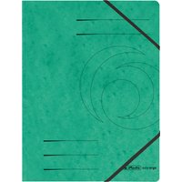 herlitz Eckspannermappe easyorga, A4, Karton, grün – Bild 2