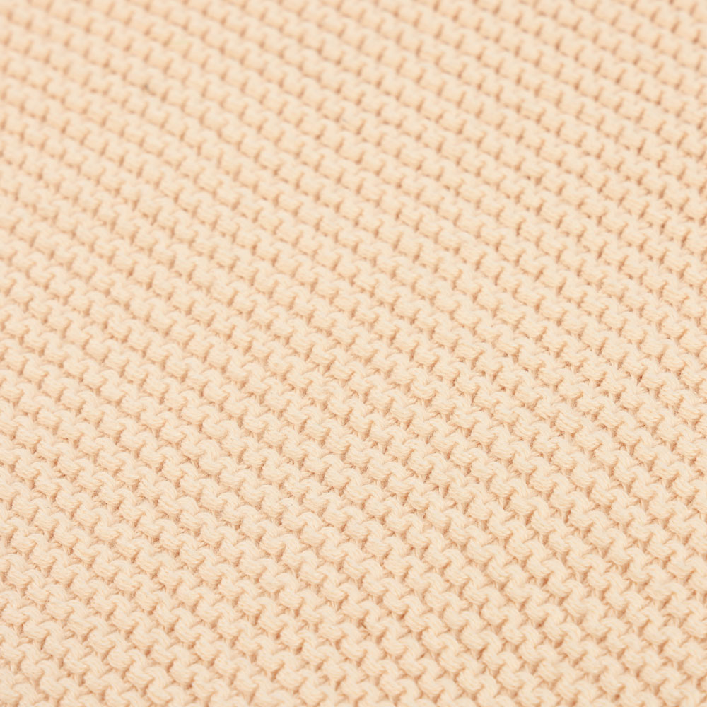 Baumwolldecke inkl. Pompoms ELIA Beige - 140 x 200 cm – Bild 4