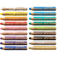 STABILO Multitalentstift woody 3 in 1, rund, weiß