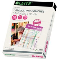 LEITZ Laminierfolientasche, DIN A4, glänzend, 250 mic