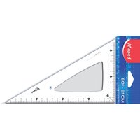 Maped Zeichendreieck Cristal 60 Grad, Kathetenlänge: 210 mm – Bild 2
