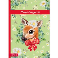 ROTH Zeugnismappe, Reh, DIN A4, mit Design