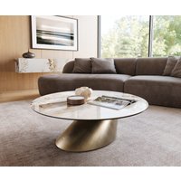 DELIFE Edge Couchtisch Keramik Rund
