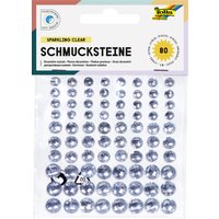 folia Schmucksteine, Clear, selbstklebend, transparent – Bild 2