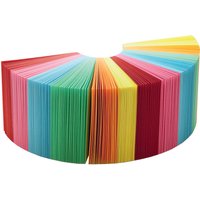 folia Zettelklotz / Notizklotz, 90 x 90 x 90 mm, farbig