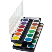 herlitz Deckfarbkasten ST24, 24 Farben, aus Kunststoff – Bild 2