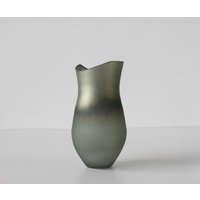 Vase Sinuo B16 x T16 x H30 cm Glas Aurora Mundgeblasen