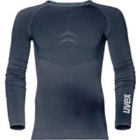 uvex Herren-Langarm-Funktionsshirt underwear, schwarz, 3XL