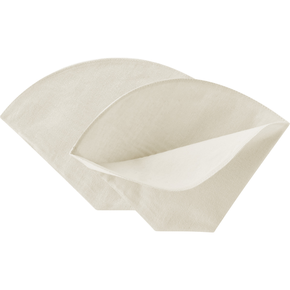 LIVING CRAFTS - Home Kaffeefilter, 2er-Pack - Beige (100% Bio-Baumwolle), Nachhaltige Mode, Bio Bekleidung – Bild 3