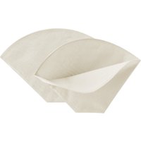 LIVING CRAFTS - Home Kaffeefilter, 2er-Pack - Beige (100% Bio-Baumwolle), Nachhaltige Mode, Bio Bekleidung