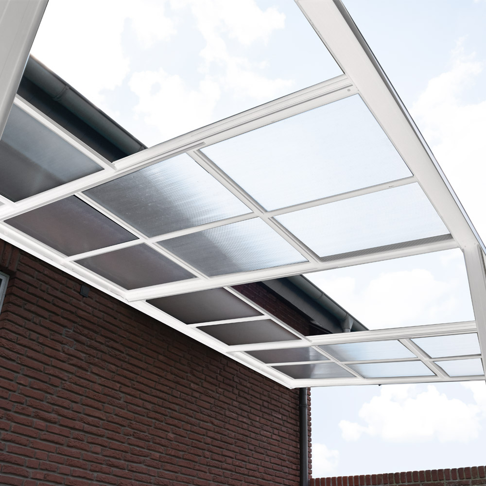 Terrassenüberdachung SOLIS DELUXE - 579 x 295 x cm Weiß – Bild 3