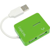 LogiLink USB 2.0 Hub Smile, 4 Port, grün – Bild 2