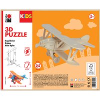 Marabu KiDS 3D Puzzle, Flugzeug Doppeldecker, 25 Teile – Bild 2