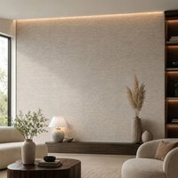 SPC Wandpaneele EDA 4er Set 114x54 cm Beton Hellgrau Matt