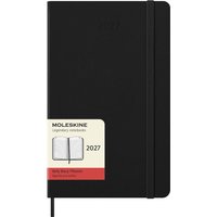 MOLESKINE Buchkalender 2027, Tage, L/A5, Hardcover, schwarz
