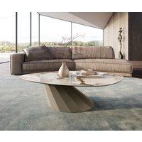 DELIFE Edge Couchtisch Keramik Titan