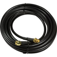 LogiLink WLAN Innenantennen Verlängerungskabel, 5 m, schwarz