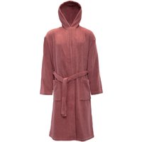 LIVING CRAFTS - Home Bademantel - Rot (100% Bio-Baumwolle), Nachhaltige Mode, Bio Bekleidung