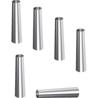 metaltex Schillerlocken-Formen, Edelstahl, 6er Set – Bild 2