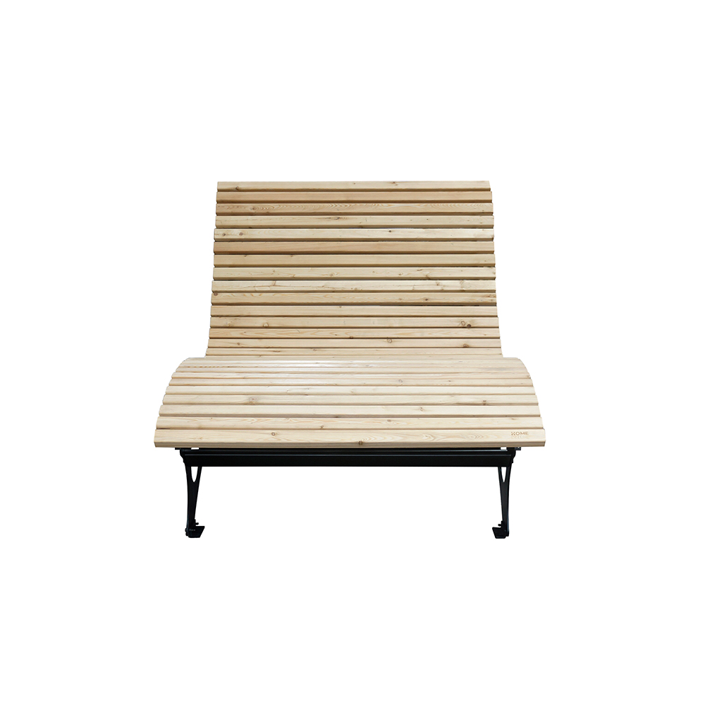 Home Deluxe 4058166421791 Wellenholzliege – Bild 5